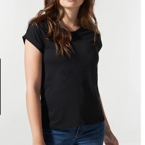 BLANQI House Roll Sleeve Tunic Tee—size Small—Black—maternity and Postpartum
